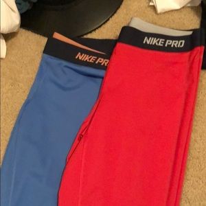 nike pro athletic leggings
